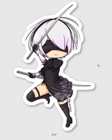 2B Vinyl Sticker