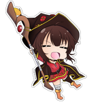 Megumin Vinyl Sticker