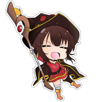 Megumin Vinyl Sticker